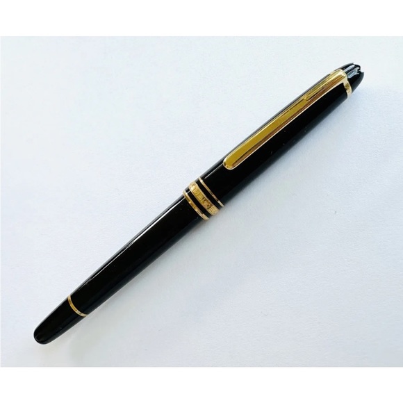 Montblanc Other - VINTAGE 80s MONTBLANC 144 CLASSIQUE FOUNTAIN PEN PISTON FILLER 14k W GERMANY INK